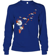 Load image into Gallery viewer, Denver Broncos daisy butterfly fan shirt