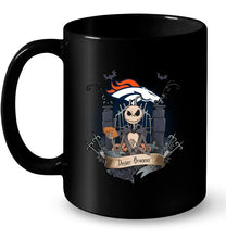 Load image into Gallery viewer, Denver Broncos Jack Skellington shirt