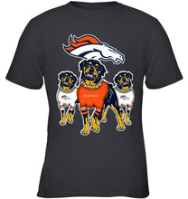 Load image into Gallery viewer, Denver Broncos Rottweilers fan hoodie