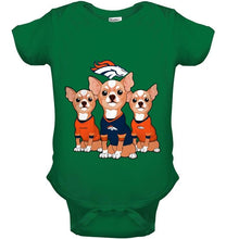 Load image into Gallery viewer, Denver Broncos Chihuahuas fan shirt