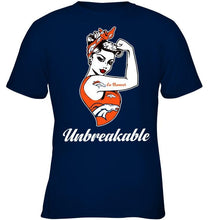 Load image into Gallery viewer, Go Denver Broncos unbreakable girl shirt