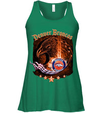 Load image into Gallery viewer, denver broncos eagle american flag shirt