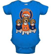 Load image into Gallery viewer, Denver Broncos Beagles fan shirt