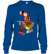 Load image into Gallery viewer, IT Denver Broncos in toilet halloween hoodie