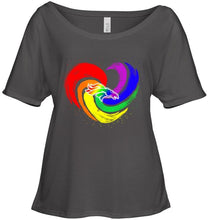 Load image into Gallery viewer, Denver Broncos lgbt tornado heart shirt
