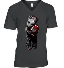 Load image into Gallery viewer, baby groot loves Denver Broncos shirt