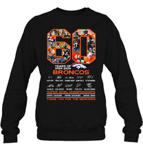 Load image into Gallery viewer, 60 years of denver broncos signed shirt