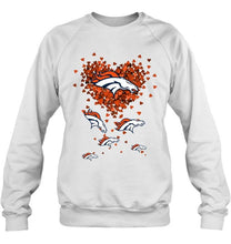 Load image into Gallery viewer, Denver Broncos tiny hearts shape shirt