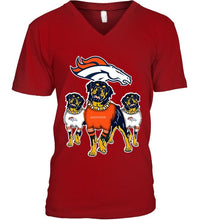 Load image into Gallery viewer, Denver Broncos Rottweilers fan hoodie