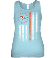 Load image into Gallery viewer, Denver Broncos american flag star shirt