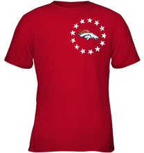 Load image into Gallery viewer, Denver Broncos american star flag shirt
