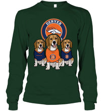 Load image into Gallery viewer, Denver Broncos Beagles fan shirt
