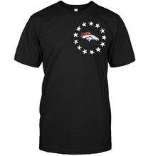 Load image into Gallery viewer, Denver Broncos american star flag shirt