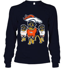 Load image into Gallery viewer, Denver Broncos Rottweilers fan shirt