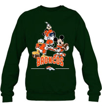 Load image into Gallery viewer, Denver Broncos mickey donald goofy fan shirt