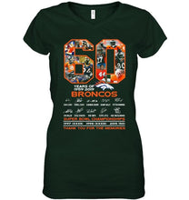 Load image into Gallery viewer, 60 years of denver broncos signed shirt