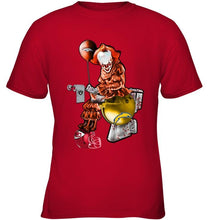 Load image into Gallery viewer, IT Denver Broncos in toilet halloween hoodie