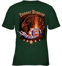 Load image into Gallery viewer, denver broncos eagle american flag shirt