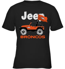 Load image into Gallery viewer, Jeep Denver Broncos fan hoodie