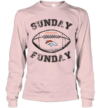 Load image into Gallery viewer, Sunday funday Denver Broncos lover shirt