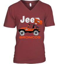 Load image into Gallery viewer, Jeep Denver Broncos fan hoodie