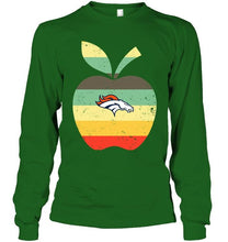 Load image into Gallery viewer, Denver Broncos teacher apple retro shirt