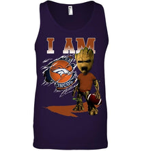 Load image into Gallery viewer, I am Denver Broncos groot shirt