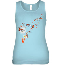 Load image into Gallery viewer, Denver Broncos daisy butterfly fan shirt
