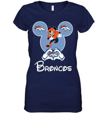 Load image into Gallery viewer, Denver Broncos Mickey shirt
