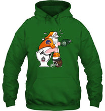 Load image into Gallery viewer, Santa Boise State Broncos in bathroom shirt