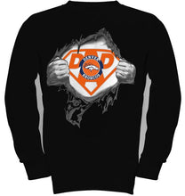 Load image into Gallery viewer, Denver Broncos dad superman shirt