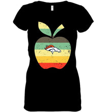 Load image into Gallery viewer, Denver Broncos teacher apple retro shirt