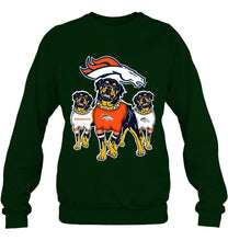 Load image into Gallery viewer, Denver Broncos Rottweilers fan shirt
