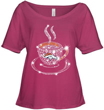 Load image into Gallery viewer, Denver Broncos coffee cup diamond glitter shirt