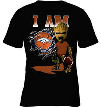 Load image into Gallery viewer, I am Denver Broncos groot shirt