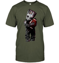 Load image into Gallery viewer, baby groot loves Denver Broncos shirt
