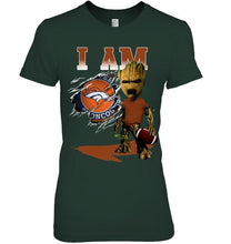 Load image into Gallery viewer, I am Denver Broncos groot shirt