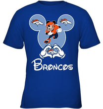 Load image into Gallery viewer, Denver Broncos Mickey shirt