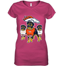 Load image into Gallery viewer, Denver Broncos Rottweilers fan shirt