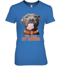 Load image into Gallery viewer, Denver Broncos to all my haters pitbull shirt