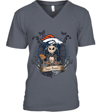 Load image into Gallery viewer, Denver Broncos Jack Skellington shirt