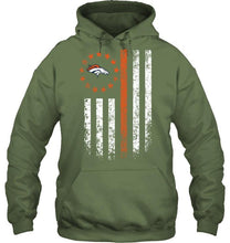 Load image into Gallery viewer, Denver Broncos american flag star shirt