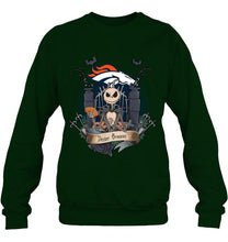 Load image into Gallery viewer, Denver Broncos Jack Skellington shirt