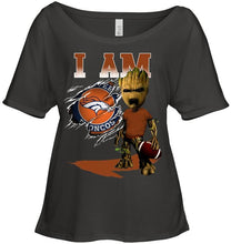 Load image into Gallery viewer, I am Denver Broncos groot shirt