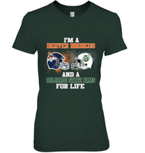 Load image into Gallery viewer, i'm a Denver Bronco and a Colorado State Ram for life shirt
