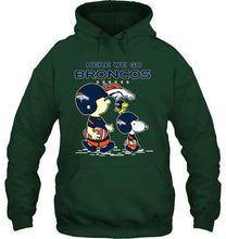 Load image into Gallery viewer, Here we go Denver Broncos snoopy shirt