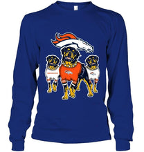 Load image into Gallery viewer, Denver Broncos Rottweilers fan shirt