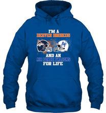 Load image into Gallery viewer, i'm a Denver Bronco and an Air Force Falcon for life shirt
