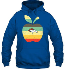 Load image into Gallery viewer, Denver Broncos teacher apple retro shirt