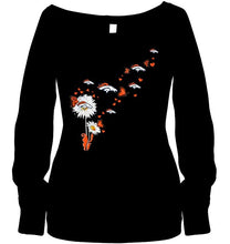 Load image into Gallery viewer, Denver Broncos daisy butterfly fan shirt